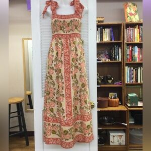 Spartina 449 Hibiscus Stripe Midi Dress